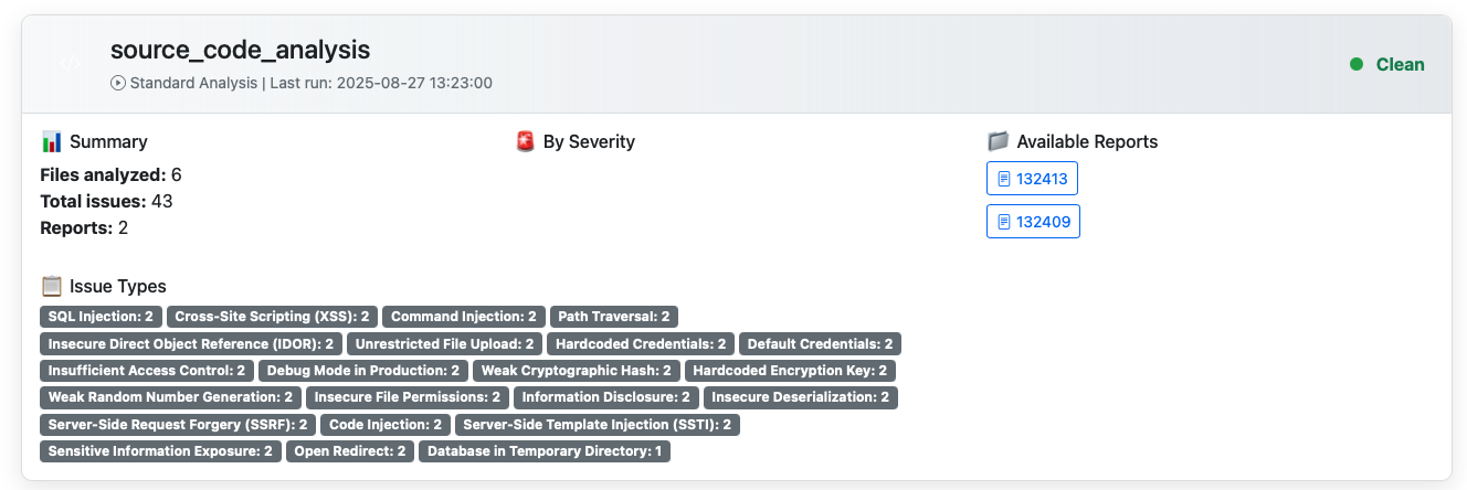 Source Code Vulnerability Analysis