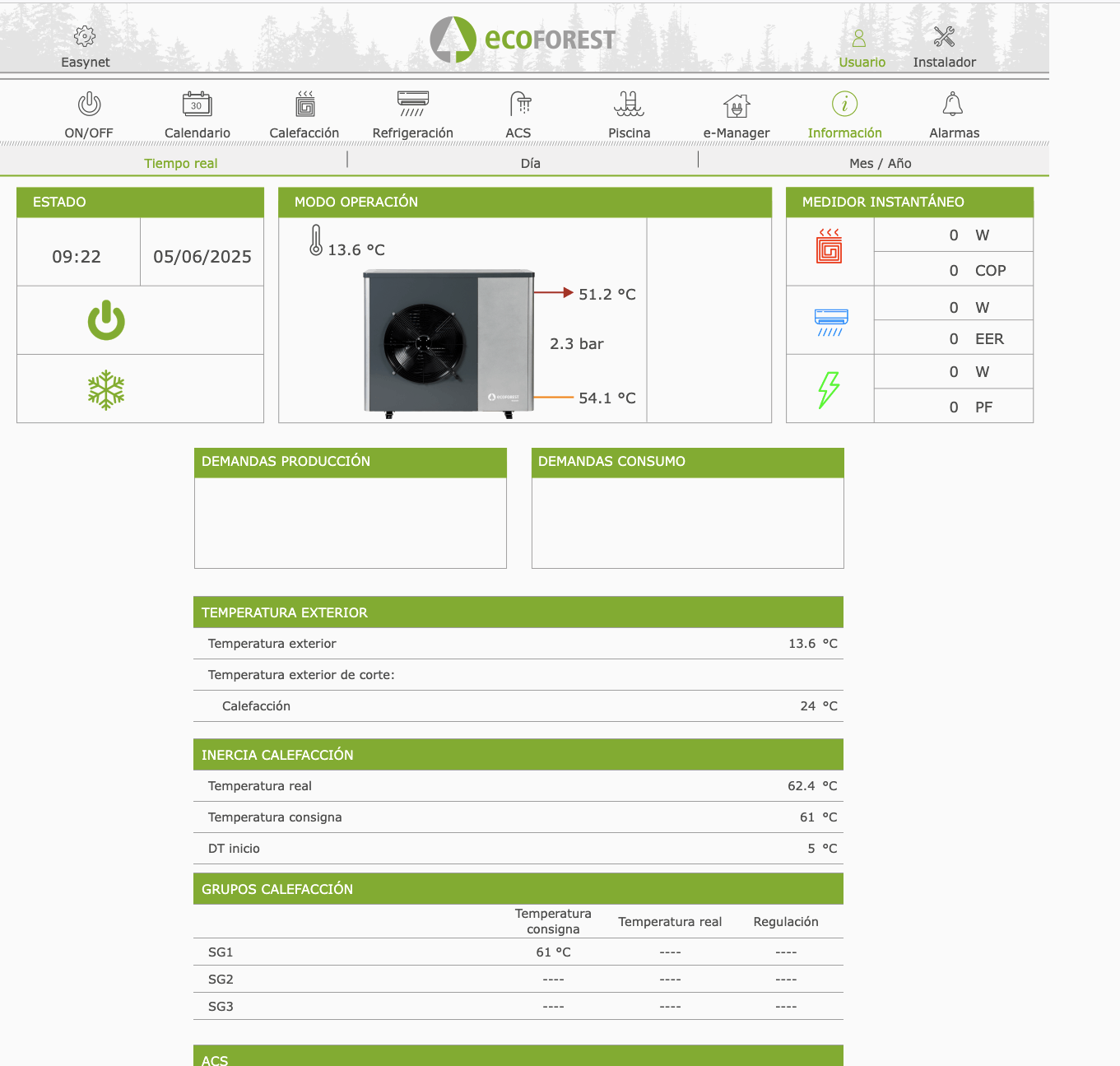 Ecoforest vulnerability evidence - Exposed credentials