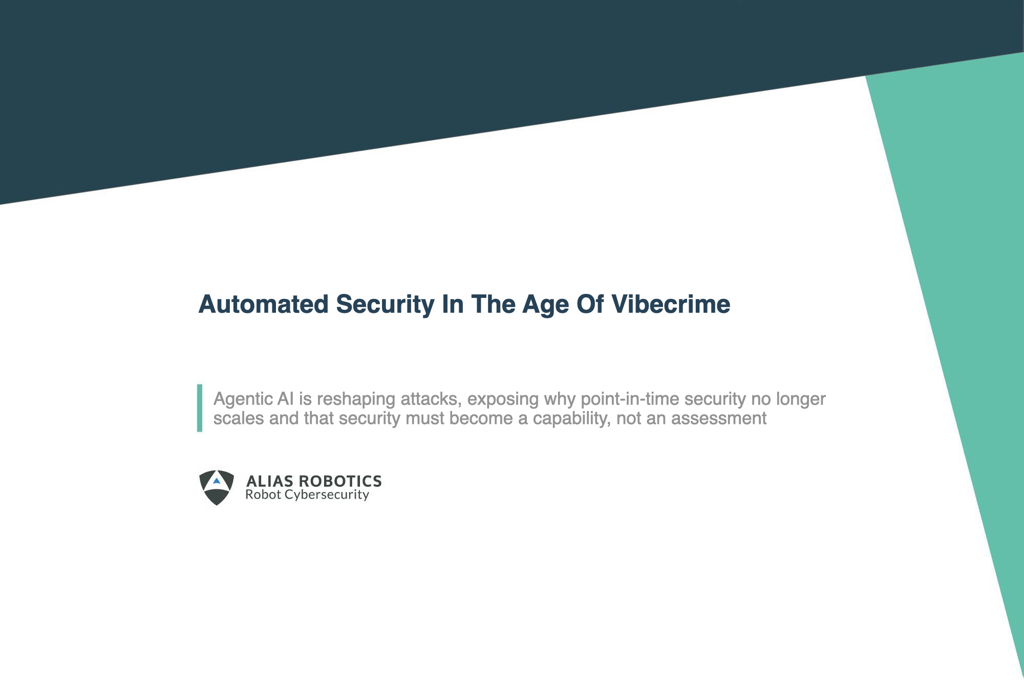 Automated Security In The Age Of Vibecrime
